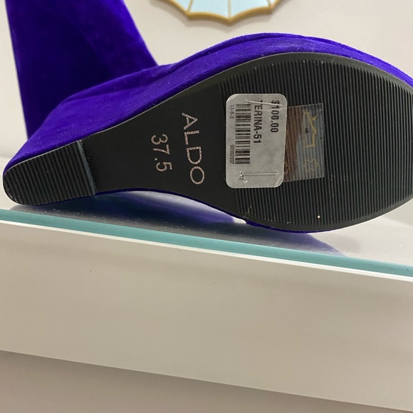 Purple platform heels - Picture 5 of 5